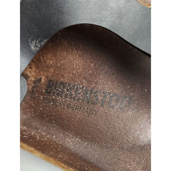 Birkenstock Brown Leather Slip on Sandals, Size 39 - Picture 5 of 7